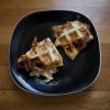 Using a waffle iron really is the best way to reheat leftover pizza
