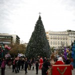 syntagma square christmas tree