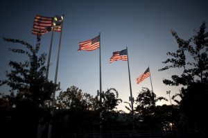 flags above jack london square