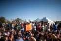 the crowd at the 2012 flying knives steer butchery at eat real festival