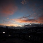 sunrise over plaza san francisco